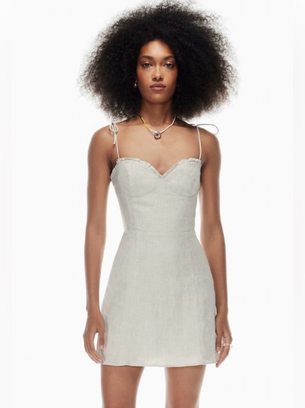 Aritzia Wilfred Fable Linen Dress Size 2